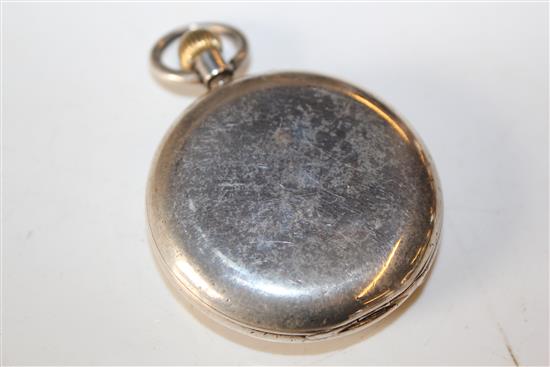 Silver pocket watch by Tanner & Son, Lewes (fusee)